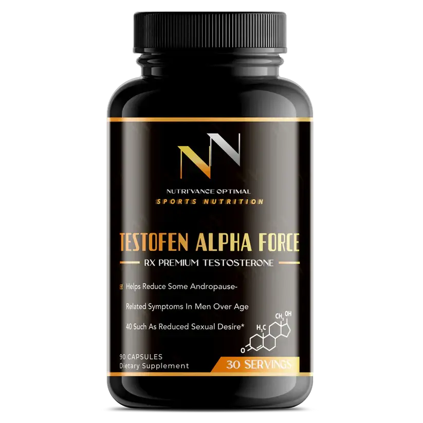 TESTOFEN ALPHA FORCE™ | Natural Testosterone Booster with LJ100® & Testofen®