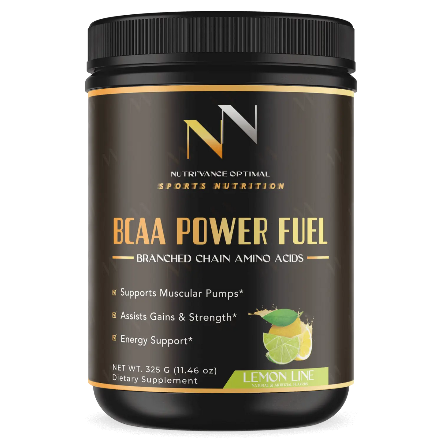 BCAA POWER FUEL™ – Branched-Chain Amino Acids for Muscle Recovery, Gut Health & Peak Performance Lemon Lime Nutri`Vance Optimal Sports Nutrition