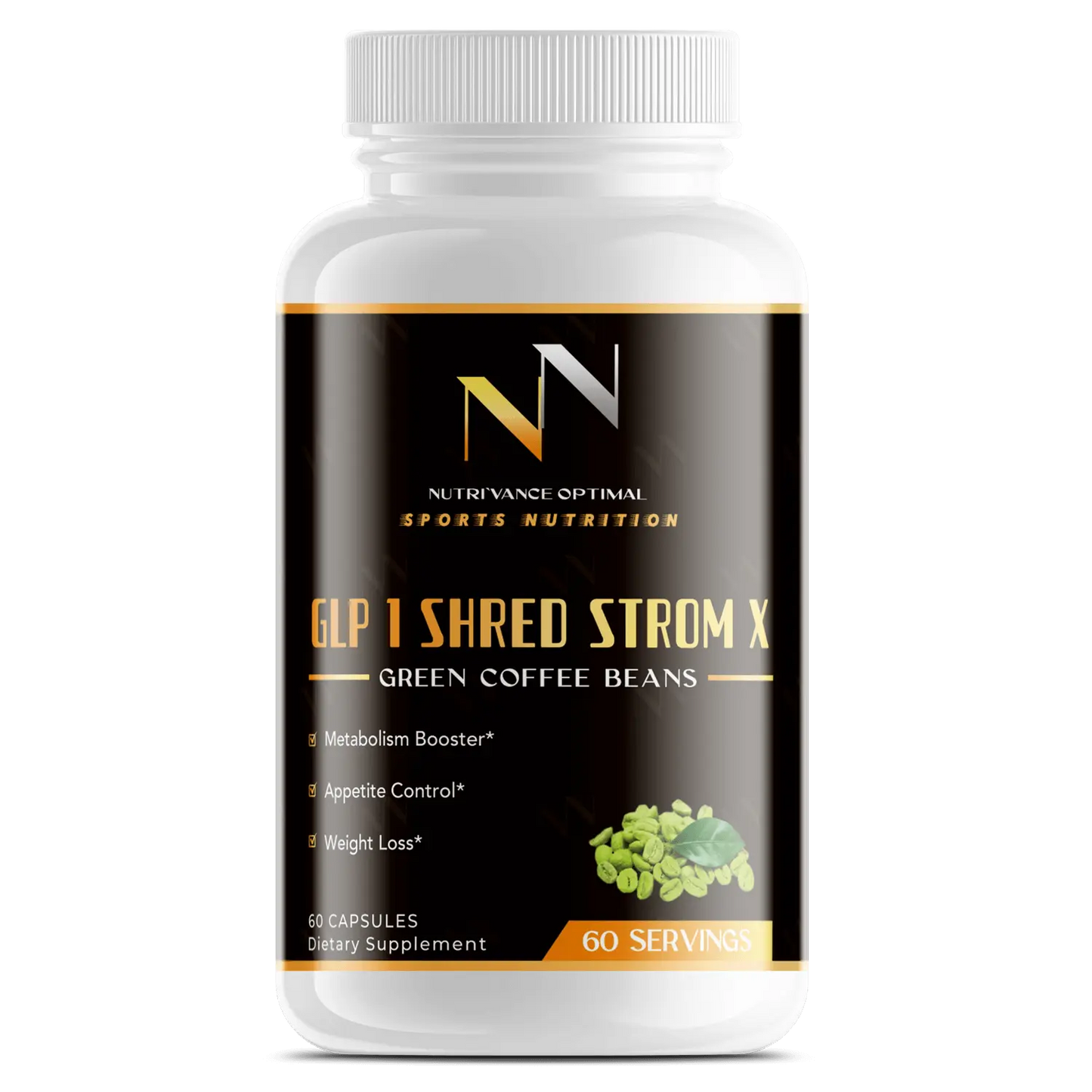 GLP-1 SHRED STORM X – Advanced Metabolic Formula Featuring Svetol® Nutri`Vance Optimal Sports Nutrition