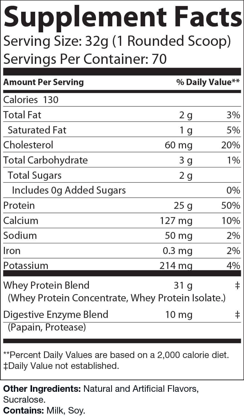 FUELED NAKKED WHEY™ PRO25 Vanilla