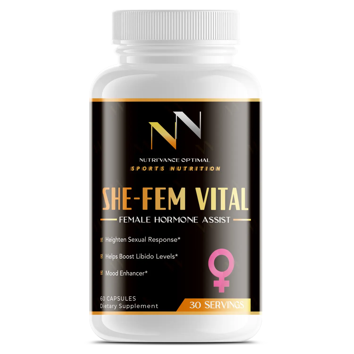 SHE-FEM VITAL™ – Advanced Female Vitality Formula for Libido, Performance & Hormonal Balance Nutri`Vance Optimal Sports Nutrition