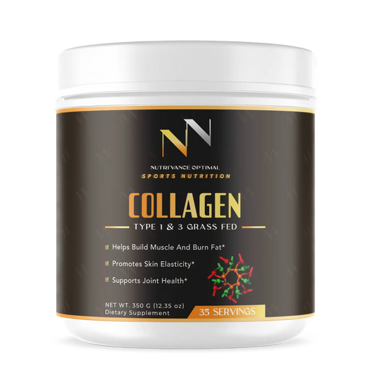 GRASS-FED COLLAGEN PEPTIDES™ – Type I & III Collagen for Skin, Joints, Hair & Gut Health Nutri`Vance Optimal Sports Nutrition