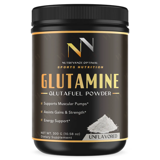 GLUTAMINE REBUILD™ – Muscle Recovery, Strength Support, Gut & Immune Health Nutri`Vance Optimal Sports Nutrition