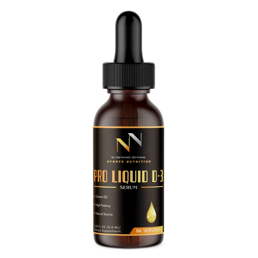 PRO LIQUID D3™ – 5,000 IU Medical-Grade Vitamin D3 for Bone, Immune & Cardiovascular Health Nutri`Vance Optimal Sports Nutrition