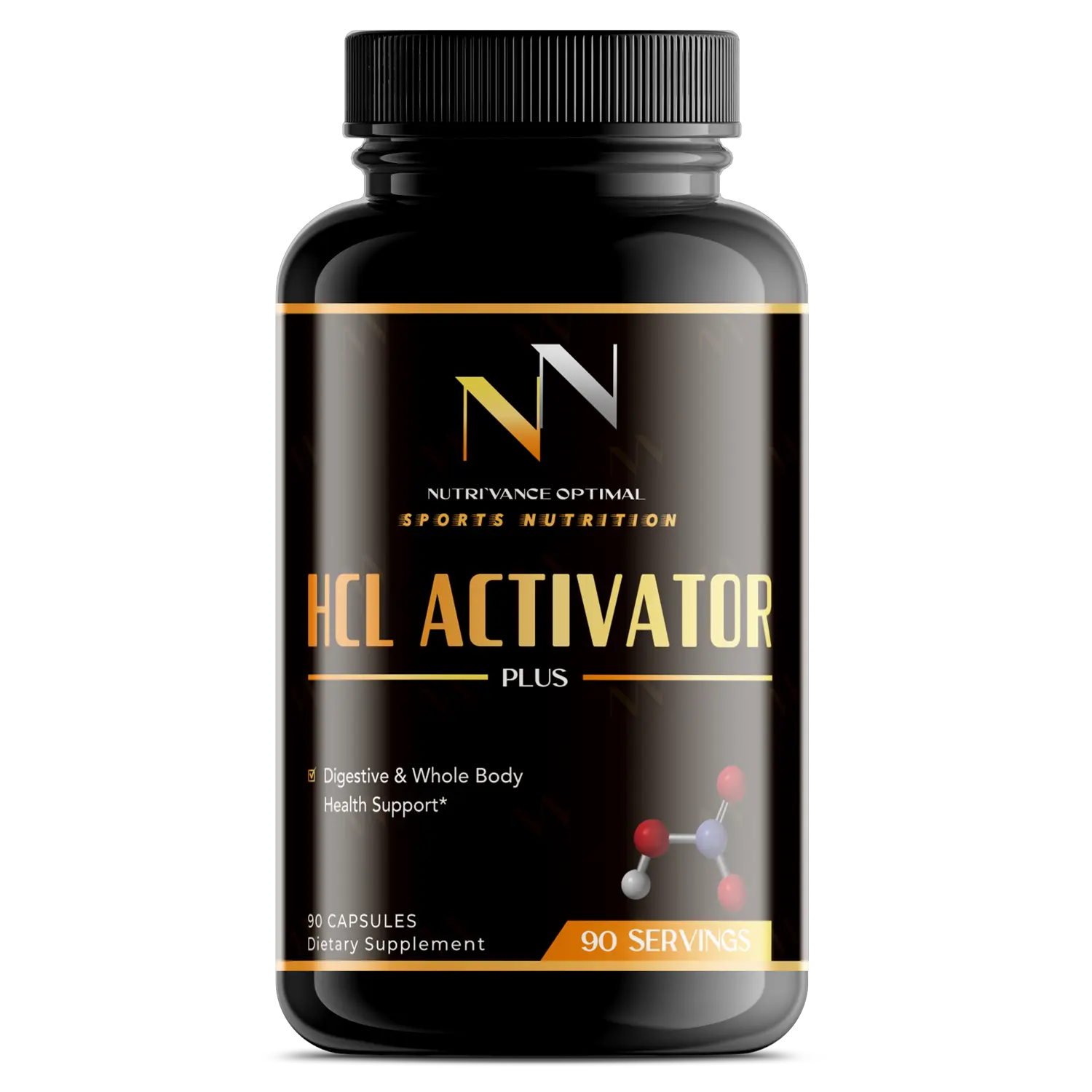 HCL ACTIVATOR PLUS™ – Medical-Grade Digestive Support for Stomach Acid Balance & Nutrient Absorption Nutri`Vance Optimal Sports Nutrition