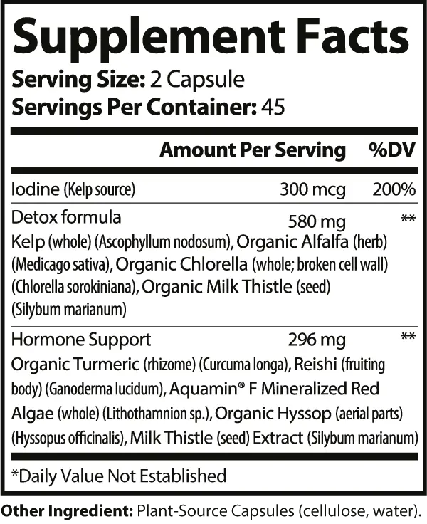 THYRO X FORCE™ – Medical-Grade Thyroid & Hormone Support with Multi-Marine Botanicals Nutri`Vance Optimal Sports Nutrition