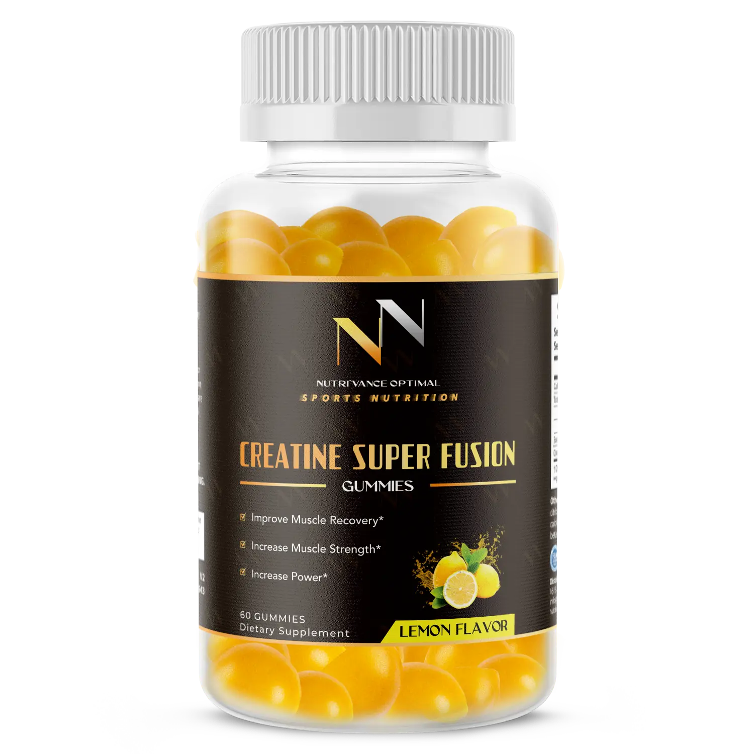 CREATINE SUPER FUSION™ – Daily Muscle Support in a Clean, Convenient Gummy Format Nutri`Vance Optimal Sports Nutrition