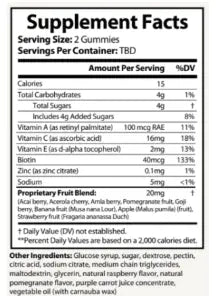 HER SUPERFOOD ESSENTIALS™ – Vitamin & Antioxidant Blend in a Delicious Gummy Format Nutri`Vance Optimal Sports Nutrition