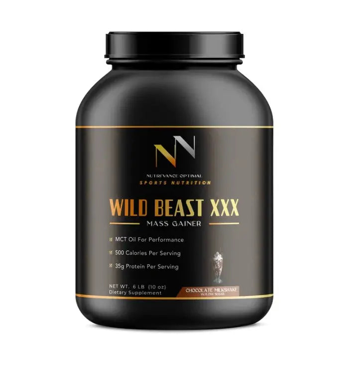 WHEY BEAST XXX™ – Advanced Mass Gainer for Clean Bulk, Lean Muscle & Elite Performance