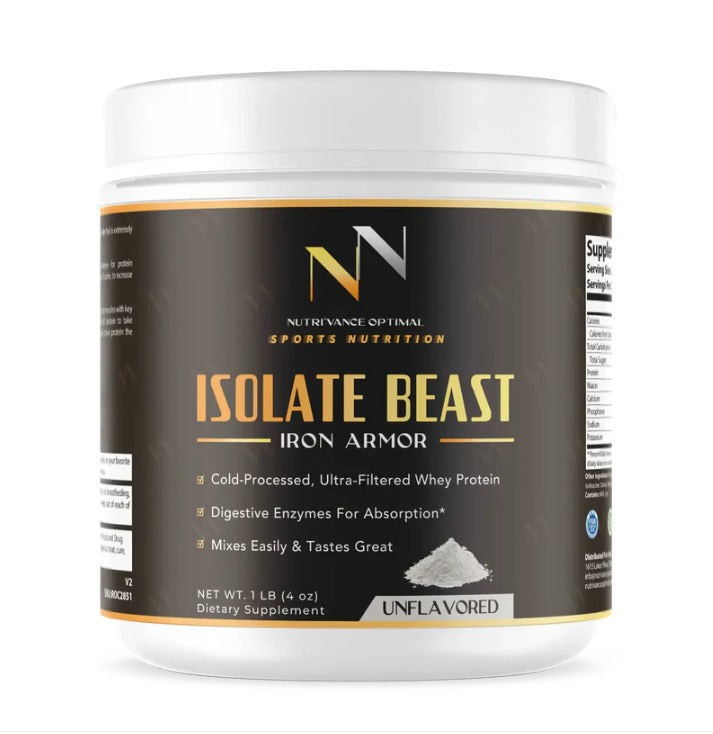 ISOLATE BEAST™: The Ultimate Whey Isolate for Rapid Absorption & Lean Muscle Recovery