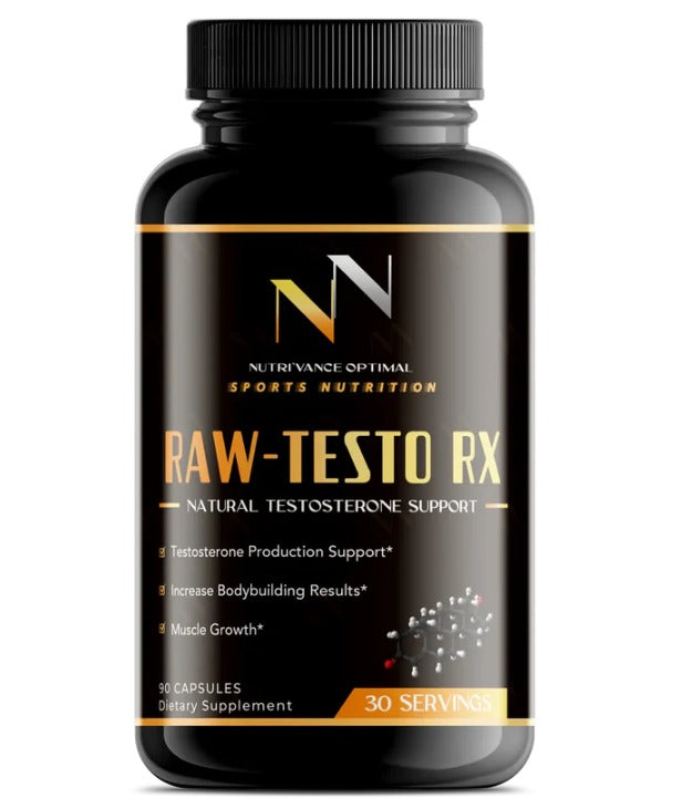 RAW-TESTO RX™ – Natural Testosterone Booster for Men | Libido, Muscle ...