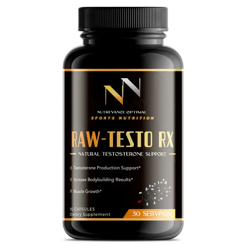 Unlock Your Potential with RAW-TESTO RX™ – The Ultimate Natural Testosterone Booster for Men