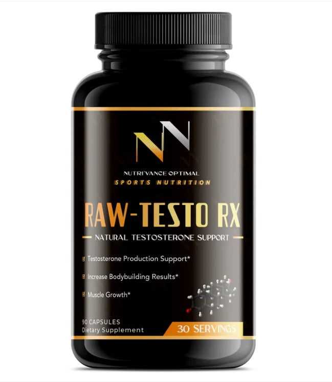 RAW-TESTO RX™ – Natural Testosterone Booster for Muscle Growth, Libido ...