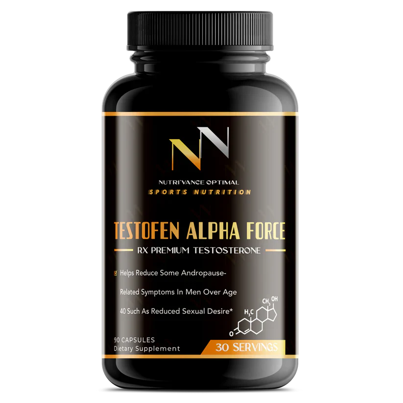 TESTOFEN ALPHA FORCE™: Natural Testosterone Support for Male Vitality, Libido, and Andropause Relief