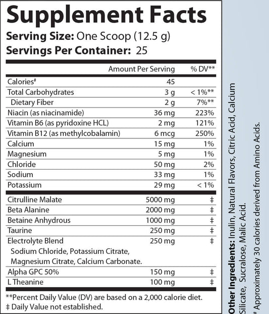 FERA LIFT 312™ PUMP PRE-WORKOUT (Cherry Blast)