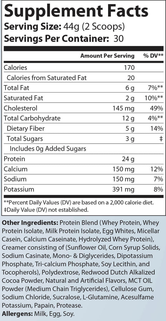 NAKKED WHEY ARMOR Chocolate Milkshake