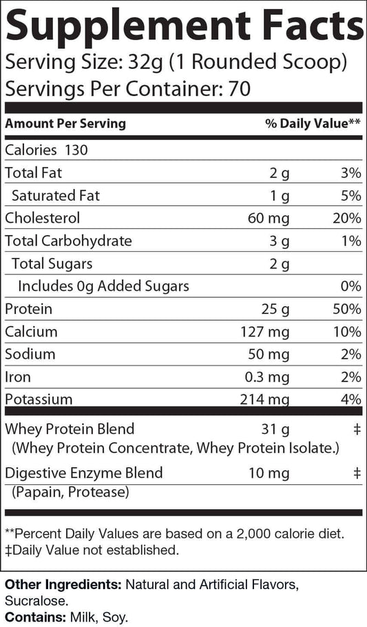 FUELED NAKKED WHEY™ PRO25 Vanilla